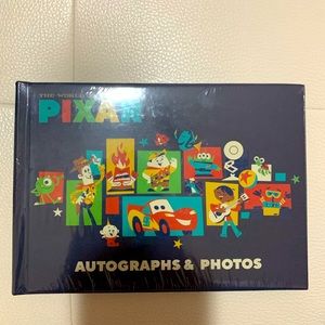 New! World of Pixar Kids Autograph Book